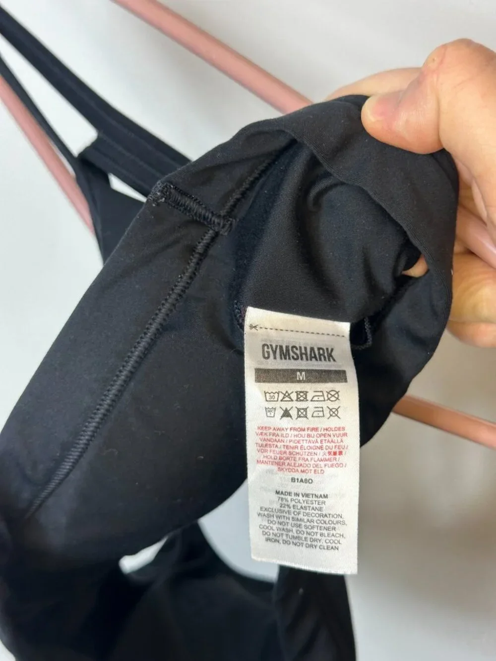 GymShark Black Bra Size M - Picture 5 of 5